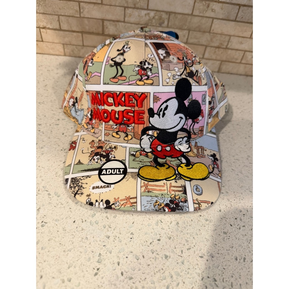 Disney Mickey Mouse Comic Strip Adjustable Cap NWT